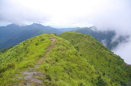 中国南部高山的山脊图片