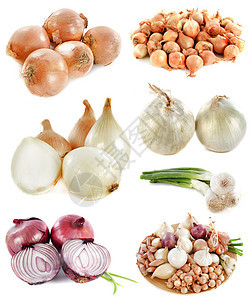 洋葱组白色红色山脉蔬菜珍珠团体木头香料烹饪葱头图片