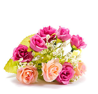 白色背景的花朵橙子展示粉色奢华礼物植物群婚礼绿色卡片图片