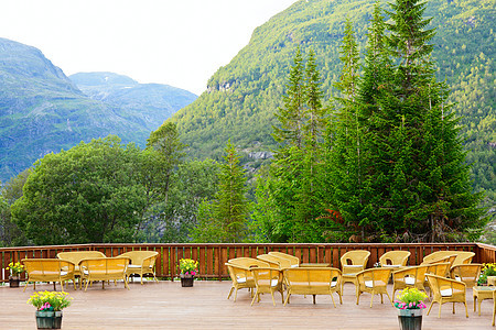 Cafe 露天咖啡厅桌子家具叶子酒店餐厅悬崖闲暇风景旅行旅游图片