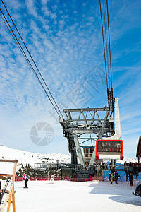 航空航道追求旅行乘客季节滑雪缆车单板运动高山电梯图片