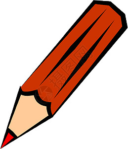 铅笔图标学校互联网木头玩具社交邮政尖塔橡皮计算机沟通图片