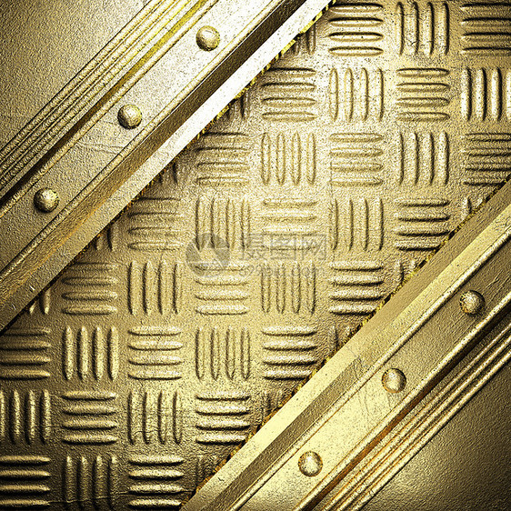 金金背景空白抛光反射材料盘子颗粒状金属魅力金子牌匾图片