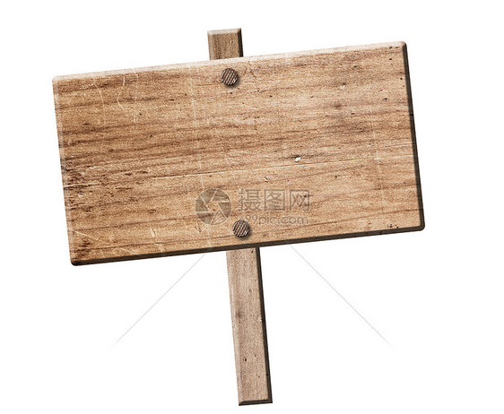木牌孤立木头手工黄色牌匾警告邮政路标广告牌控制板海报图片