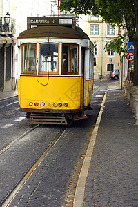著名的Tram 28 葡萄牙里斯本图片