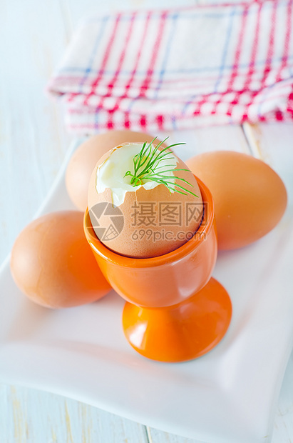 煮鸡蛋早餐摄影营养烹饪沙拉美食凉菜午餐椭圆形餐厅图片