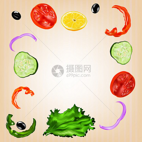 蔬菜食品 菜单咖啡厅小吃文化食谱午餐饮食质量沙拉健康饮食美食敷料图片