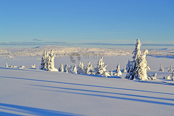 挪威里勒哈默诺德斯特冬季旅游者滑雪阴影滑道小屋图片