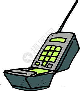 Cordless 电话检测嗓音铃声电气数字电子塑料听筒黑色技术图片