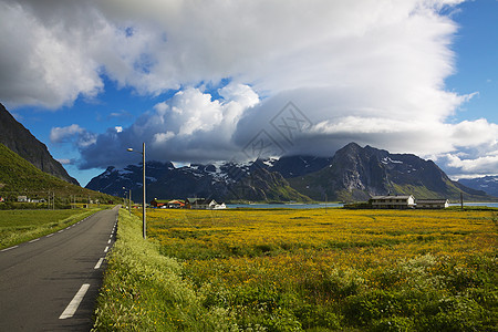 通往Lofoten的公路图片