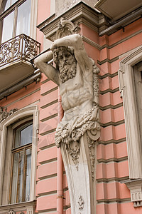 圣彼得堡的建筑艺术神话建筑学历史阳台雕塑图片