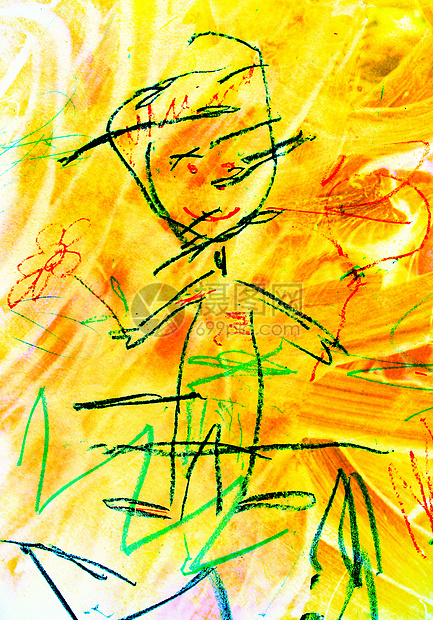 绿色摘要背景背景绘画调色板水彩墙纸墨水彩虹孩子们染料手工图片