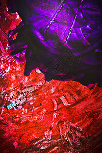 抽象背景墙纸彩虹墨水绘画染料紫色孩子们水彩手工调色板图片