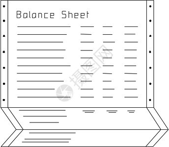 资产负债表文档计算会计软垫床单学校宏观卡片金融金子图片