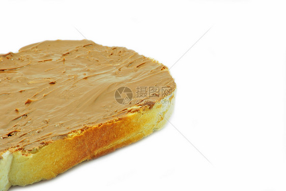 面包加巧克力奶油棕色白色黄油可可小吃坚果甜点榛子营养饮食图片