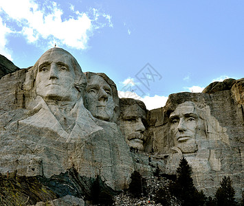 南达科他州拉什莫尔山岩石公吨雕塑国家纪念碑雕像图片
