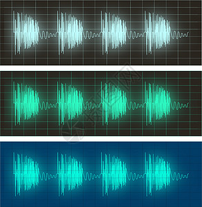 电信号的波形显示图片