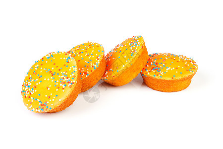 荷兰足球四杯橙色蛋糕饼干图片