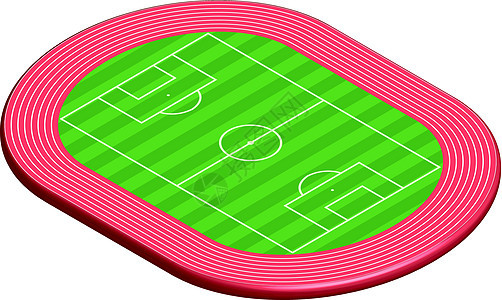 3维足球场团队沥青锦标赛慢跑线条插图地形地面竞赛中心图片