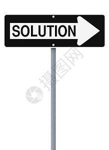 解决此方式路标警告指示牌概念标志单程白色背景图片