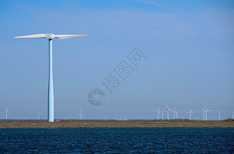 能源风力制造厂涡轮绿色旋转天空资源活力力量环境风车图片