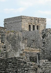 古代玛雅人地标仪式石头城市废墟历史性热带寺庙考古建筑图片