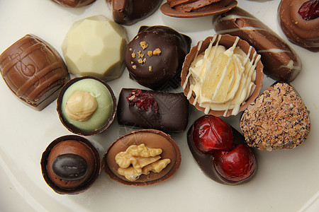 美味巧克力水果可可收藏棕色礼物美食牛奶团体糖果奢华图片