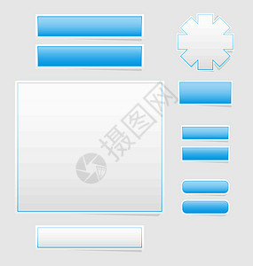 蓝蓝色的网络模板图片
