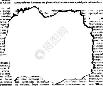 矢量报纸洞口图片