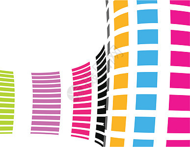 彩色矢量抽象背景摘要背景艺术紫色插图海报公司红色框架电脑绿色碎片化图片