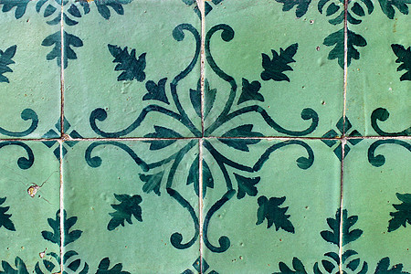 Azulejos 葡萄牙瓷砖马赛克星星艺术家陶瓷手工艺术地面几何古董工艺图片