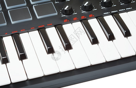数字 Midi 键盘电气娱乐塑料音乐家控制创造力艺术音乐技术控制板图片