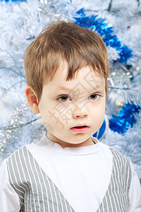 美丽的男孩肖像婴儿幸福套装皮肤蓝色快乐眼睛男性照片童年图片