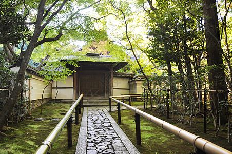 朝寺庙走近的路上 小藤在一子神洞中历史性宗教石头佛教徒建筑学历史学校文化路面琴院图片