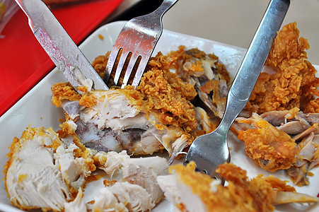 切鸡餐厅午餐母鸡家禽美食小鸡食物炙烤厨房盘子图片