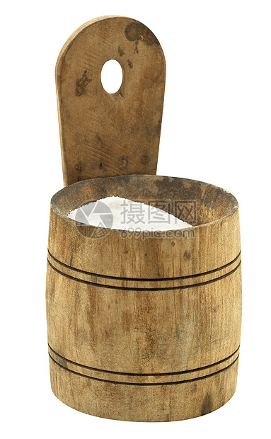 手工木制木制桶白色木头厨房图片