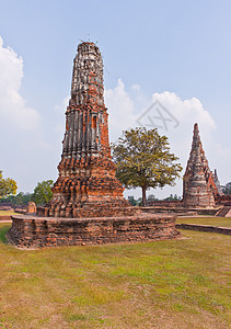 Ayutthaya的寺庙宗教旅游灰色旅行废墟石头信仰城市图片