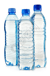 白上隔离的可塑矿泉水瓶双酚购物生活团体风险液体食物塑料矿物瓶子图片