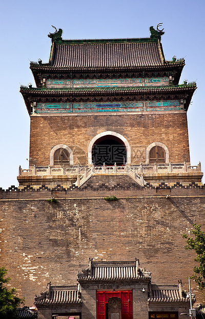 中国北京之石钟塔图片