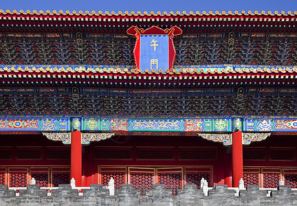 中国北京紫禁市宫 中华北京历史文化红色纪念碑地标城市建筑图片