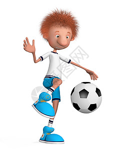 参加训练的足球运动员孩子们卡通片插图男生游戏玩家冠军背景图片