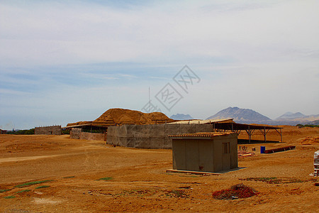 和考古挖掘废墟摩切考古学遗迹地标游客沙漠寺庙金字塔仪式图片