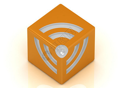 RSS 符号立方体网站技术阴影网络正方形长方形插图按钮互联网通讯图片