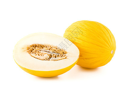 新鲜黄黄瓜甜点食物白色植物种子小吃宏观条纹圆形水果图片