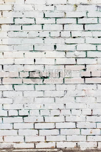 旧白底白色砖墙建筑建造树叶石头宽慰材料水泥宏观乡村长方形图片