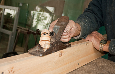 专业木工工人手工工作平板图片