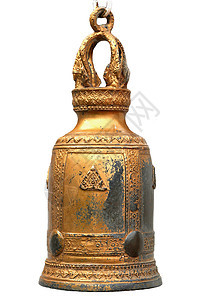 佛教中的钟声金属金子文化艺术宗教寺庙雕像建筑学佛教徒图片