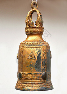 佛教中的钟声金属艺术文化寺庙佛教徒建筑学宗教雕像金子图片