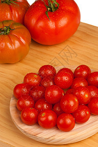 樱桃和大番茄西红柿什锦切菜板尺寸图片