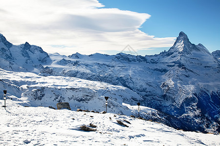 瑞士Zermatt市最高山顶图片
